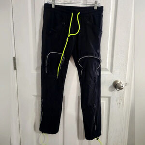 Baggy reflective 3D cargo pockets Rave streetwear punk grunge pull on y2k LG